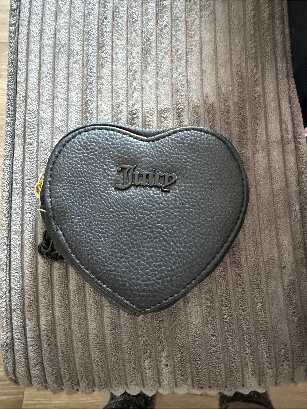 Juicy Couture Heart Shaped Coin Purse